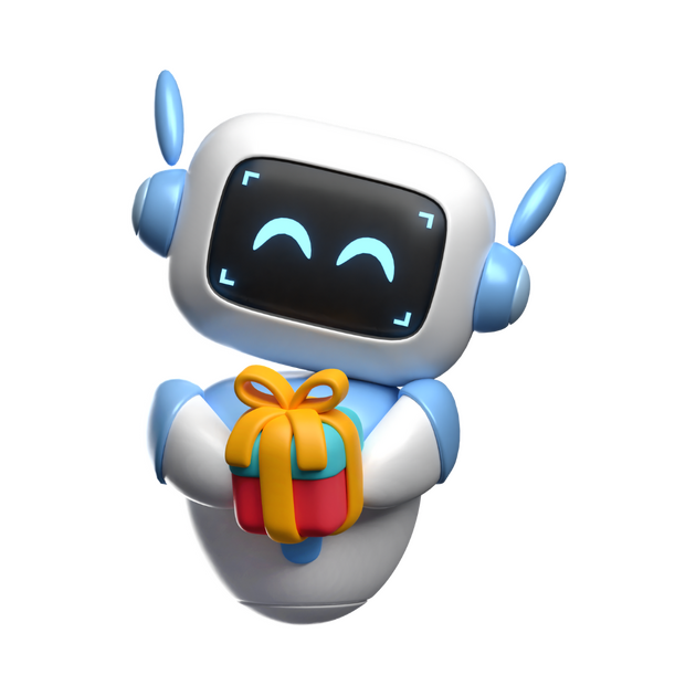 Robot maskotka Studio KERO przy montażu wideo